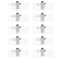 thumbnail image 1 of TABLETREANDS 10Ud Placas De Identificación Acrílico Con Clip Práctico Para Oficina Duradero Transparente, 1 of 8