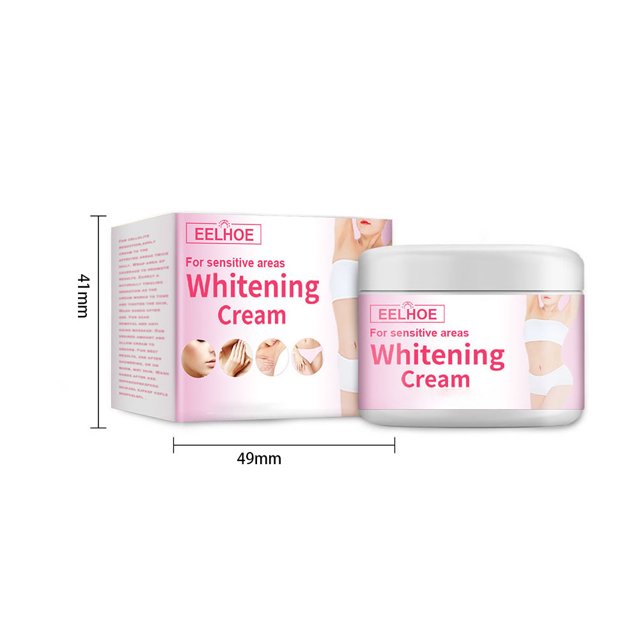 Crema Para Blanquear La Piel Crema para el cuidado de la piel suave y oscura para blanquear la rodilla el codo las axilas las axilas del cuerpo de las mujeres Sywqhk Cuidado Belleza