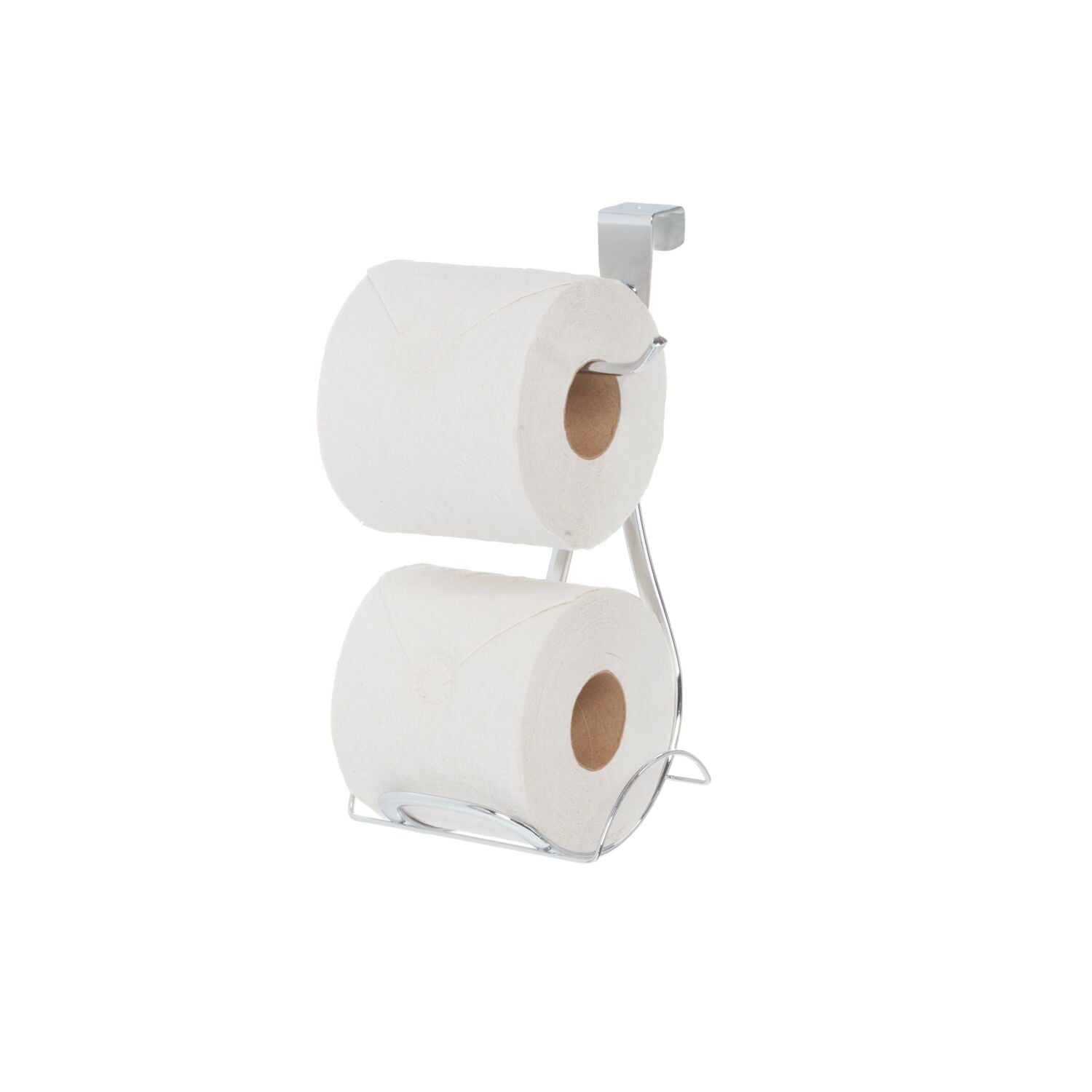 Toilet Paper Holder r, Over The Tank Two Slot Tissue Organizer