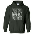 thumbnail image 2 of UGP Campus Apparel Straight Outta East Lansing - Michigan Football Hometown Pride Hoodie - X-Large - Forest, 2 of 6
