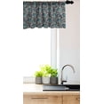 thumbnail image 3 of Ambesonne Paisley Window Valance, Tribal Vibrant Pattern, 54" X 12", Slate Blue Coral, 3 of 3