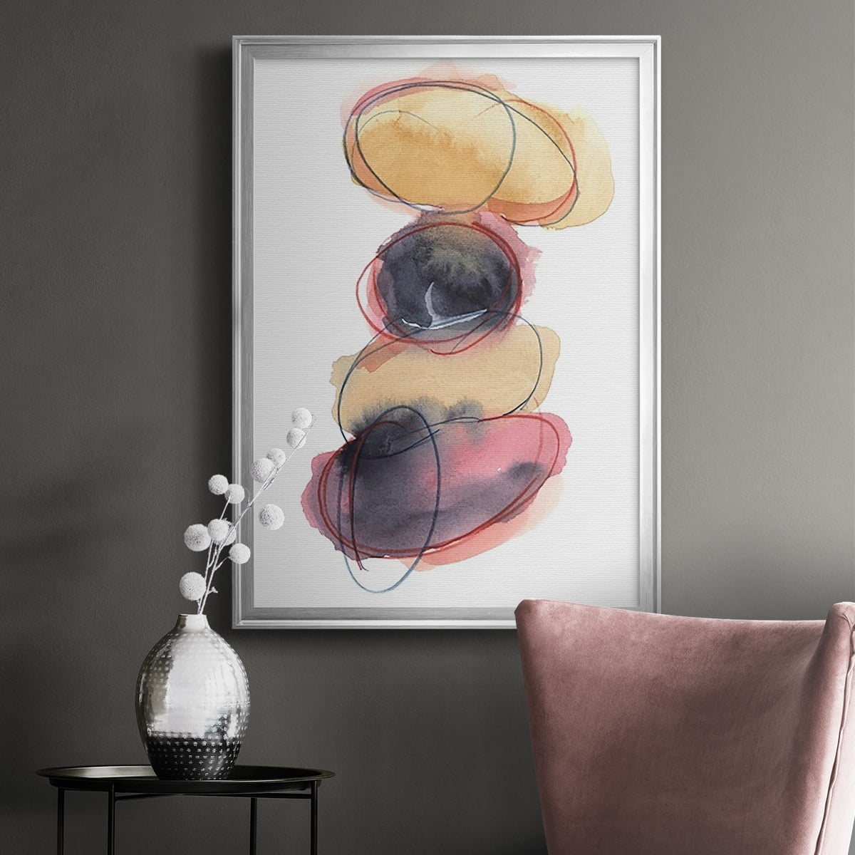 Balancing Act II Premium Framed Print, in Gold, Black, or Silver - Ready to Hang