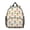 Princess and Leaf, variant on Princess and Knight Pink Pattern Backpack for School, Cute School Bag with Adjustable Shoulder Straps and Padded Back, 13.8"x11.4"x6"