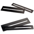 thumbnail image 6 of HEATSHAKING Guitar Fret Tools 2Pcs Black Metal Fingerboard Guards 3.1x0.9x0.04in, 6 of 8