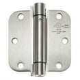 thumbnail image 3 of Cauldham (2 Pack) Heavy-Duty 3-1/2" Self-closing Spring Door Hinge with 5/8" Radius Corners, UL Listed - Satin Nickel, 3 of 7