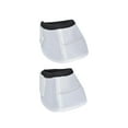 thumbnail image 4 of 2Pcs Horse Bell Boots Horse Care Boot Anti Shock Oxford Fabric Lightweight Easily Put on and Take Off Hoof Protection for Riding and Turnout White, 4 of 8
