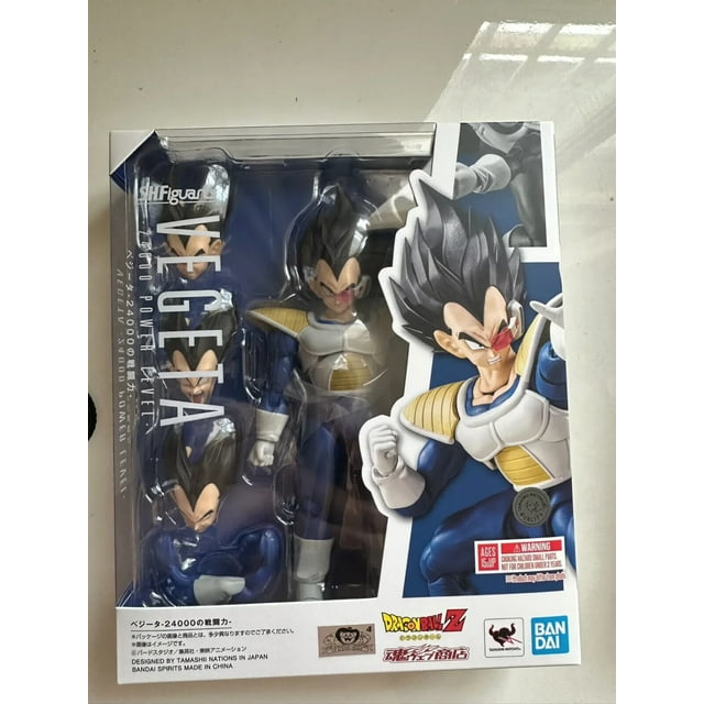 Bandai S.H.Figuarts Dragon Ball Z Vegeta 24000 Power Level Action Figure SHF Toy