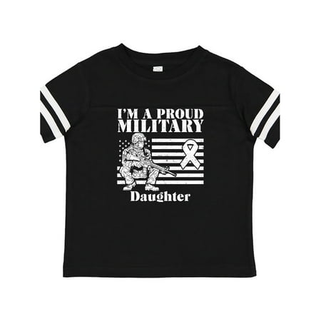 

Inktastic Proud Military Daughter Red Friday Gift Toddler Toddler Girl T-Shirt