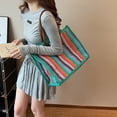 thumbnail image 3 of Bolso Mano Tejido A para Mujer Rayas Al Aire Libre La, 3 of 9