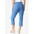 thumbnail image 2 of Roaman's Women's Plus Size 24/7 Stretch Capri Jean, 2 of 4