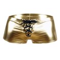 thumbnail image 4 of FhsagQ Mens Board Shorts Yellow Men's Lacquered Underwear Fashionable Pure Underwear Board Shorts Men's 22 Inch 4th of July Mens Printed Board Shorts 9 Inch Compression Gold L, 4 of 4