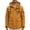 Yellow, variant on Windbreaker Jackets for Men Water Resistant Drawstrings Hoodie Jacket Full Zip Long Sleeve Multi-pockets Outdoor Hiking Cylcing Climbing Tops Beige S