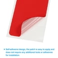 thumbnail image 4 of Unique Bargains Down Jacket Repair Patch 2' x 3', 6 Pack Self Adhesive Nylon Fabric Patch, Red, 4 of 5