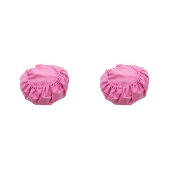 VONKY Easy To Install Chair Seat Cover Soft And Comfortable With No Pilling Or Fading Chair Cover Set Cloth pink 2Set