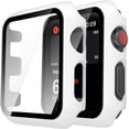 thumbnail image 1 of TAURI Paquete de 2 Estuches Rígidos Diseñados para Apple Watch Ultra 2 / Ultra 49mm, con Protector de Pantalla de Vidrio Templado 9H, [Sensible al Tacto] [Cobertura Completa] Cubierta Protectora Delga, 1 of 4