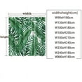 thumbnail image 6 of European Retro Flowers Leaves Shower Curtains Printrd Bathroom Curtains Waterproof Fabric, 6 of 7
