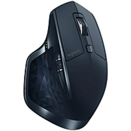 Refurbished Logitech MX Master Wireless Mouse - Darkfield - Wireless - Bluetooth - Navy Blue - USB - 1600 dpi - Computer - Scroll Wheel - 7