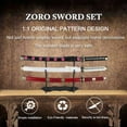 thumbnail image 3 of 31" Bamboo Roronoa Zoro Sword Set, Shusui & Wado Ichimonji & Kitetsu, 3 of 5