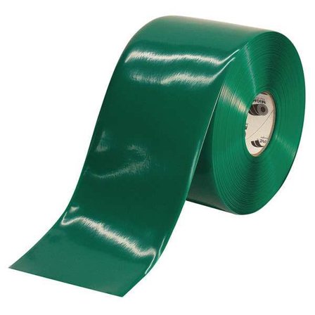 Mighty Line Floor Tape,Green,6 inx100 ft,Roll 6RG