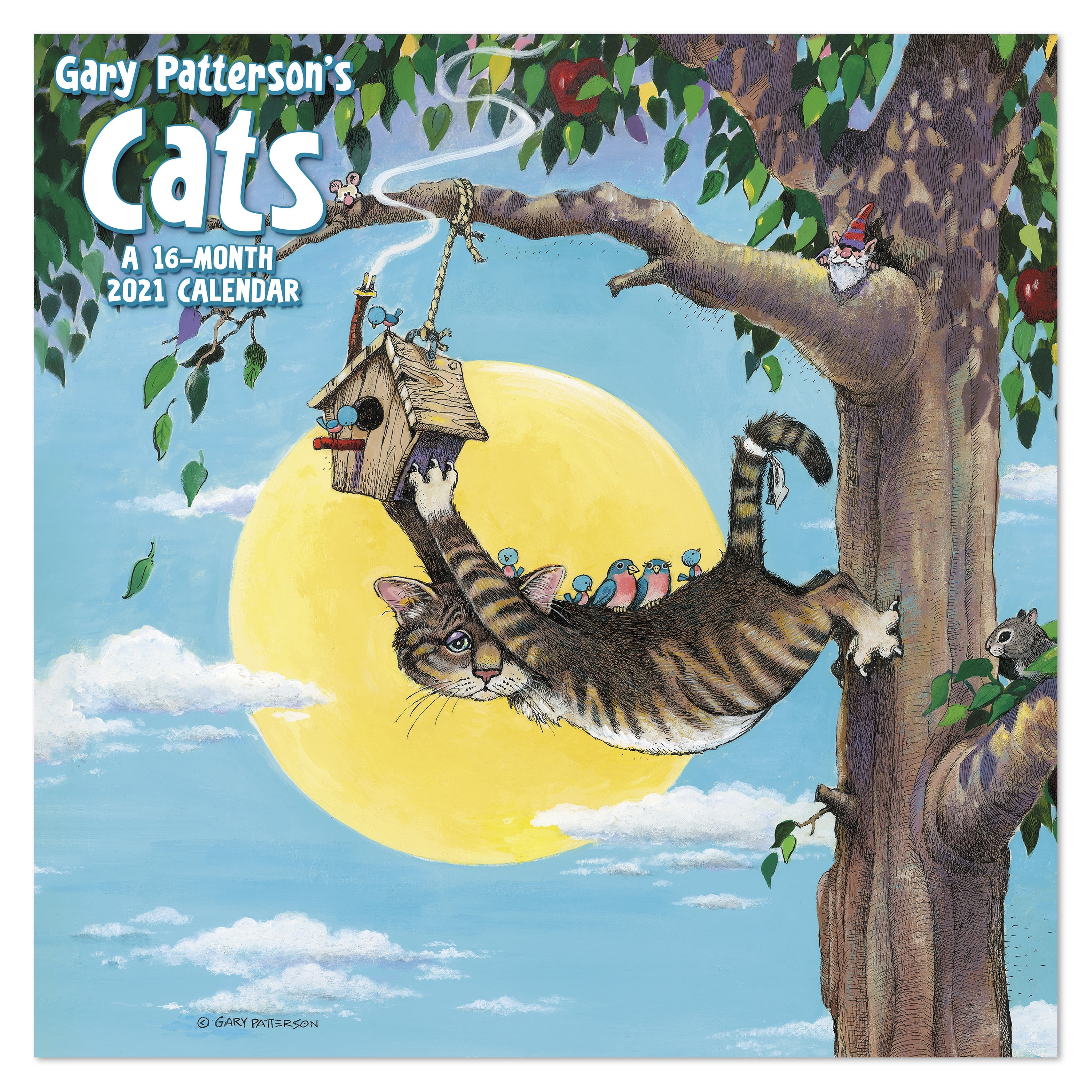 Mead September December 21 Wall Calendar Gary Patterson S Cats Walmart Com Walmart Com