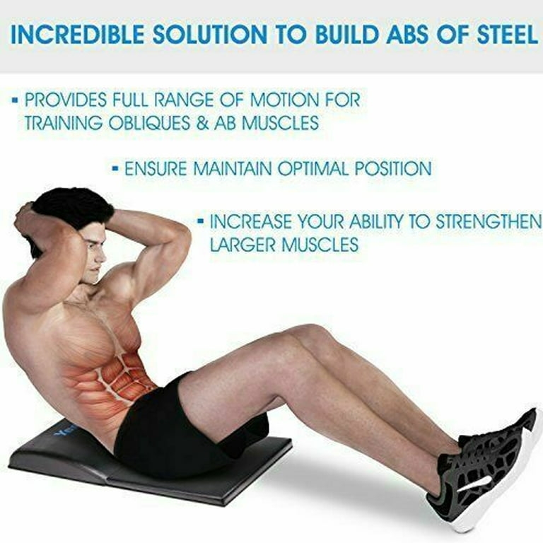 XPRT Fitness Ab Mat with Tailbone Protection Pad – Premium Sit Up