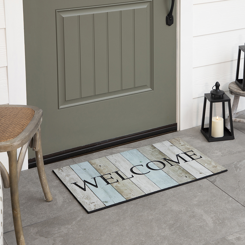 Mohawk Home Welcome Wood Rubber Doormat 18x30 photo 2