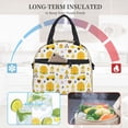 thumbnail image 5 of Goofa Gnomes Bees Pattern Lunch Bag ,Insulated Lunch Box, Small Leakproof Cooler Food Lunch Containers Reusable High Capacity Lunch Tote Bags, 5 of 8