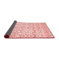 thumbnail image 2 of Ahgly Company Indoor Round Abstract Red Contemporary Area Rugs, 5' Round, 2 of 4