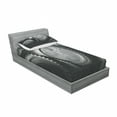 thumbnail image 3 of Industrial Bedding Set with Sheet & Covers, Wheels of System with Medieval Old Human Body Animation Device Gears of Whole Theme, Printed Bedroom Decor 2 Shams, 4 Sizes, Grey, by Ambesonne, 3 of 3