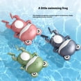 thumbnail image 4 of Baby bath water toy - Wind Up Bath Frogs for Kids,Set of 3,Swimming Frog Toys in Assorted Colors, Frog Bathtub Toys for Kids That Swim in Water, Great as Swimming Pool Toys and Birthday Party Favors, 4 of 4