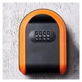 thumbnail image 5 of Key Safe Box Weatherproof Wall Mounted Key Lock Box 4 Digit Code Outdoor Key Security Storage Case ,Easy to Use, 5 of 5