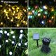 thumbnail image 3 of ¡Liquidación de guirnaldas de luces solares para exteriores! Luces navideñas solares de 22,8 m y 200 LED, 8 modos de iluminación, resistentes al agua, para decoración de jardín, patio, fiesta y luces, 3 of 5