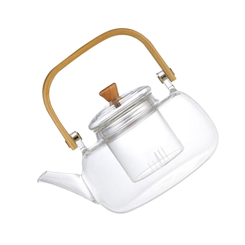 High Borosilicate Glass Teapot Clear Kung Fu Tea with Kettle