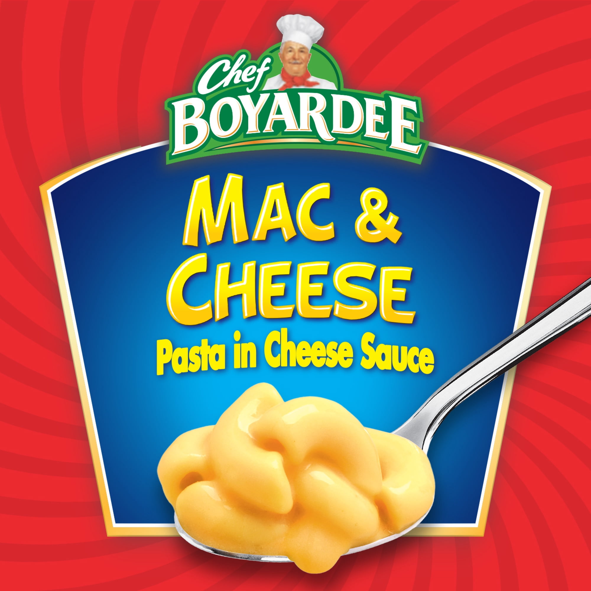 (4 pack) Chef Boyardee Mac and Cheese, Microwavable Meal, 7.5 oz. Bowl