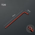 thumbnail image 1 of MYG T50 T30 T20 T25 T10 T15 Clé à Molette Torx Double Extrémité, 1 of 7