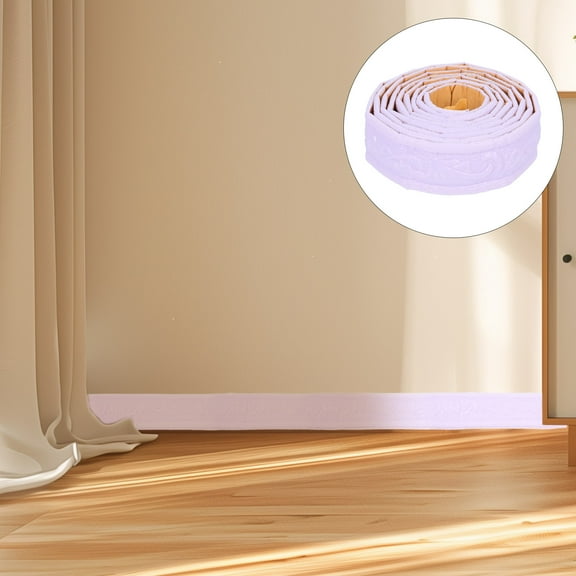 WHAMVOX Violet Self Adhesive Foam Trim Molding for Frames Durable Decorative Wall Edging Strip 1 Roll
