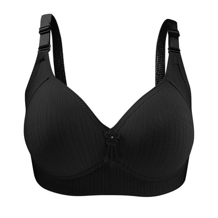 JINGWANGYHBD Womens Comfort Bras Full Coverage Bralettes Plus Size Bra Soft Minimizer Bras High Support Bralette Push Up Underwear