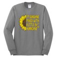 thumbnail image 2 of Wild Bobby, I'm Sunshine Mixed With A Little Hurricane , Inspirational/Christian, Men Long Sleeve Shirt, Heather Grey, Medium, 2 of 5