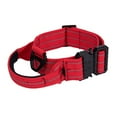 thumbnail image 2 of KBOOK Tactical Dog Collar with Handle Reflective Military Dog Collar for Medium Large Dogs Adjustable Nylon Dog Collars(Red,M), 2 of 7