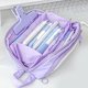 thumbnail image 5 of Bolsa Para Bolígrafos De Mano, Práctico Organizador De Almacenamiento De PVC Y Tela, Bolsa Portátil Para Bolígrafos De Gran Capacidad Con Bolsillos Pequeños Para Viajes, 5 of 7