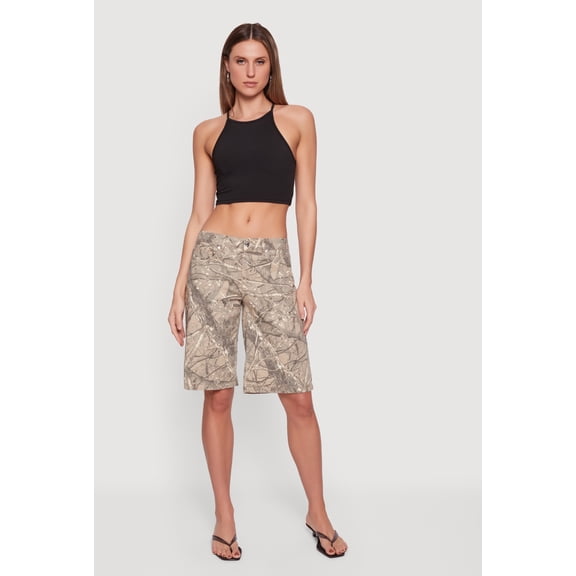 Women's Almost Famous Denim Bermuda Shorts