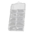 thumbnail image 2 of Nail Art Extended Mold Tips Transparent 100Pcs M 6.3x3.1x0.7In, 2 of 8