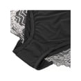 thumbnail image 4 of Unique Bargains Women's Plus Size Underwire Lace Trim Adjustable Straps Bra and Panty Set 42C Black, 4 of 6