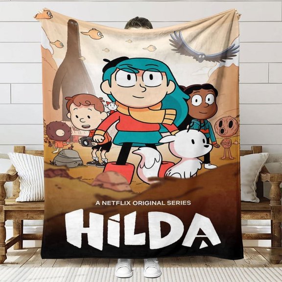 Hilda Throw Blanket Gifts for Fans Lover Girls Boys Women Present Hoodie Him Bed 60"x80"