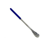 Stainless Steel Micro Lab Flat Spoon Spatula Sampler, with Vinyl Handle 6" ( 15.24 cm)