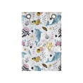 thumbnail image 1 of Nautical Hanging Pocket Organizer, Marine Themed Cartoon with Happy Underwater Life Aquatic Animals Corals, Printed Polyester Storage Bag with Pockets, 14" x 20", Multicolor, 1 of 2