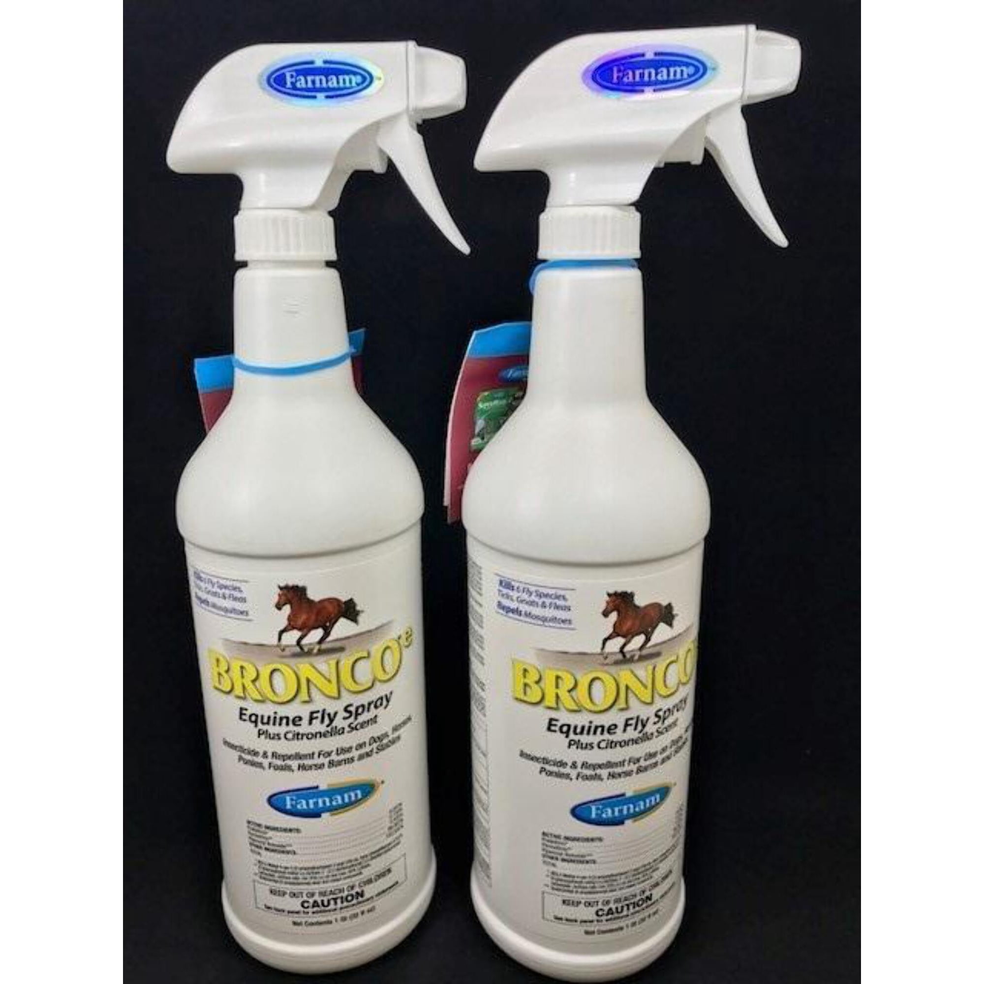 Farnam Bronco Equine Fly Spray Plus Citronella Repellent 32oz 2PK