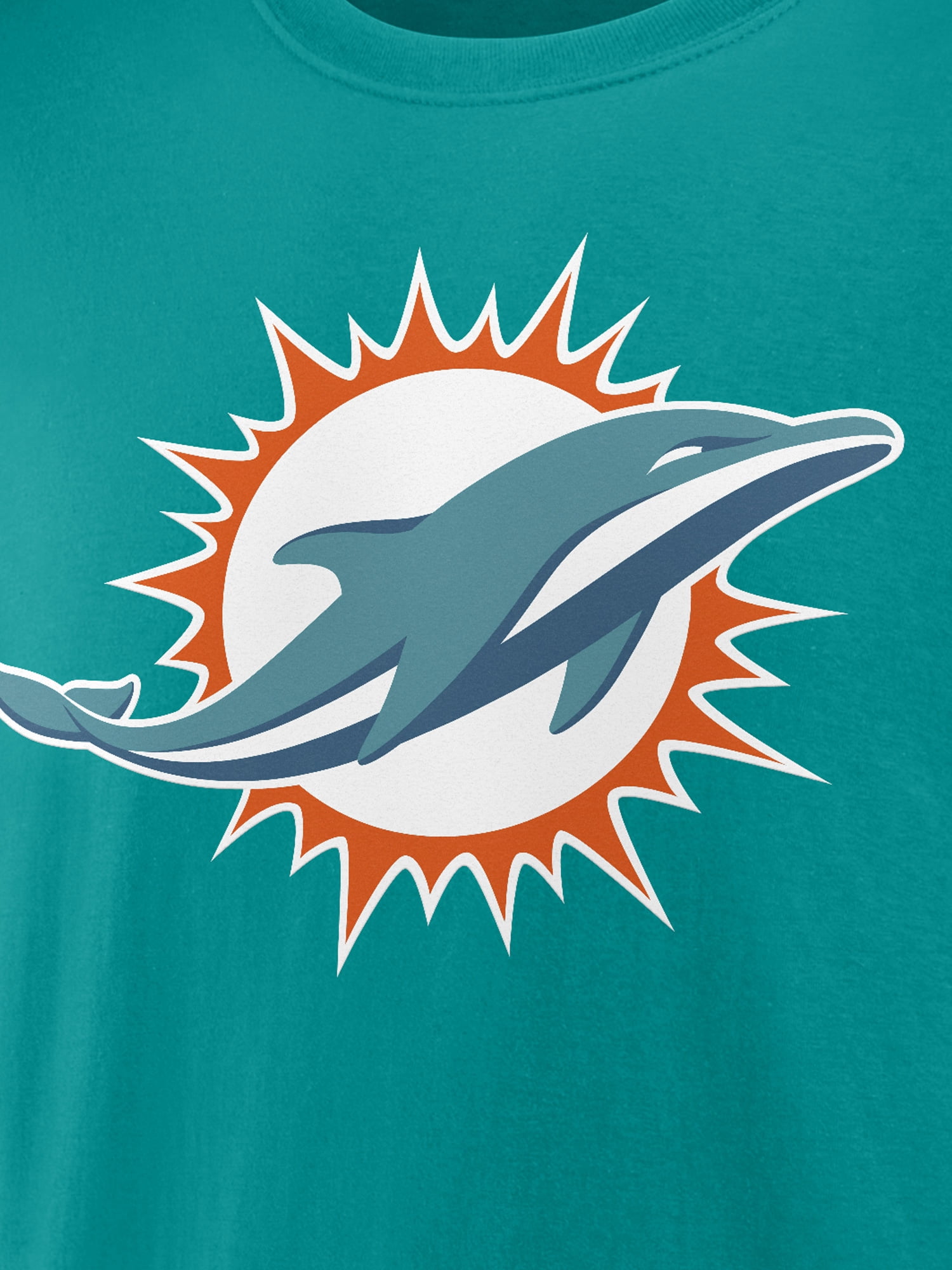 NFL Miami Dolphins Men's Cotton Green Short Sleeve T-Shirt