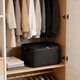 thumbnail image 4 of Bolsa de almacenamiento para colchas Organizador de maletas de cuero encerado • Bolsa de acolcha de viaje de gran capacidad • Estuche versátil para guardar ropa de cama Uso doméstico, 4 of 5