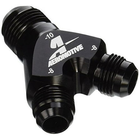 Aeromotive 15675 AN-10 to 2X AN-08 Y-Block
